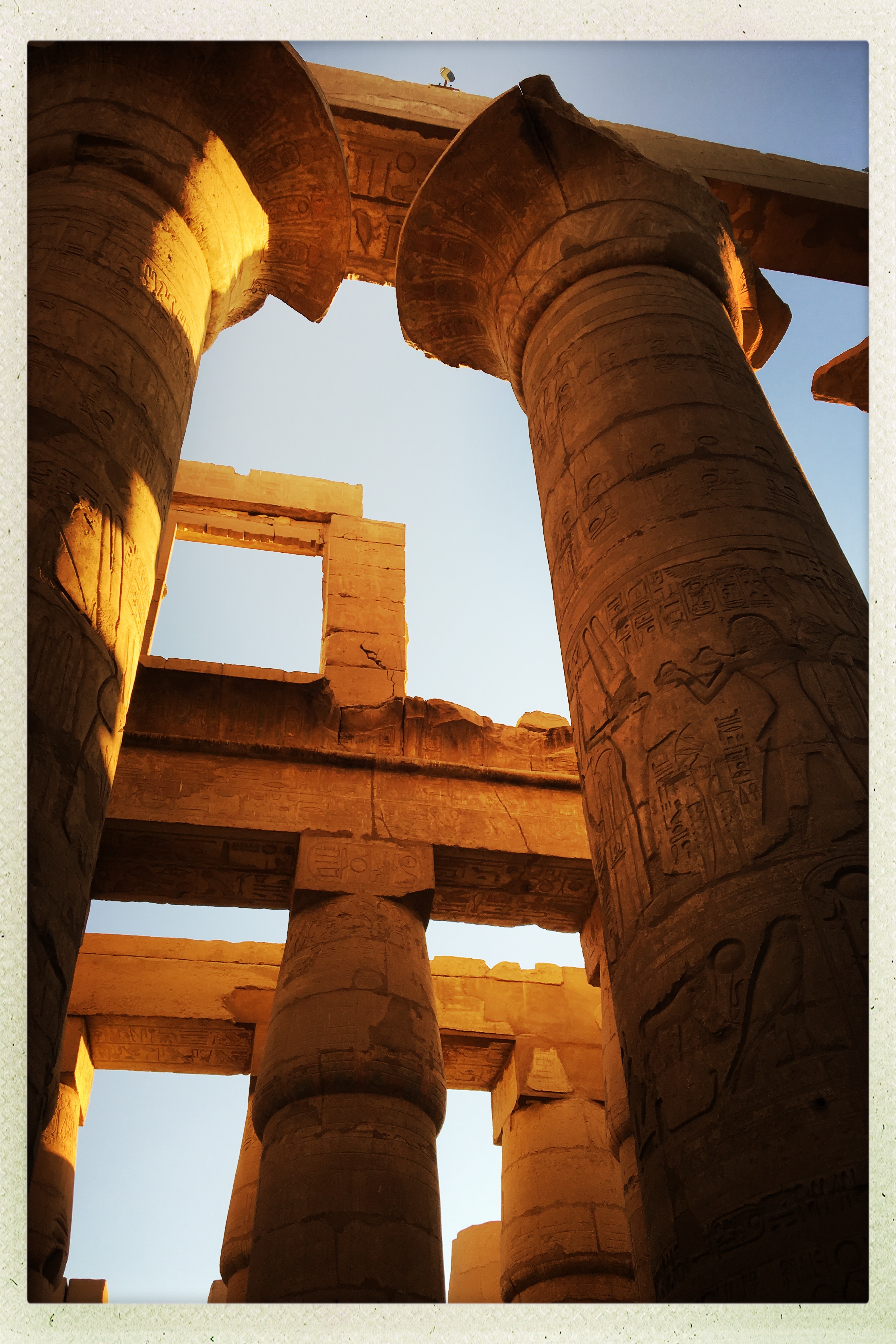 Temple ruins in Egypt